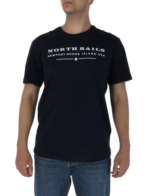 NORTH SAILS T-shirt Baumwoll t-shirt Schwarz - Herren-T-Shirts