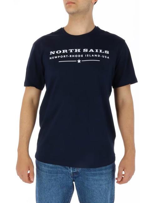 NORTH SAILS T-shirt Baumwoll t-shirt blau marine - Herren-T-Shirts