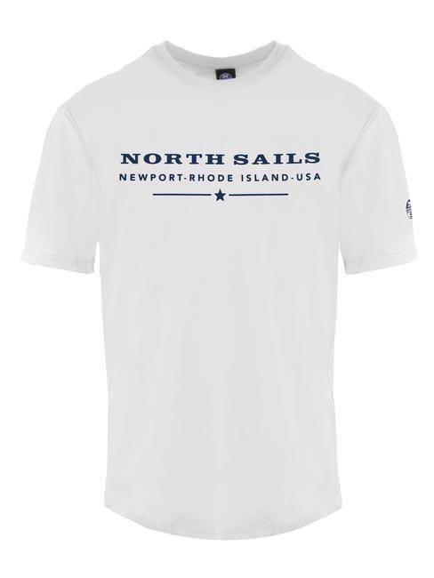 NORTH SAILS T-shirt Baumwoll t-shirt Weiß - Herren-T-Shirts