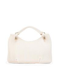 TOSCA BLU PLISSE Tasche mit Schulterriemen Wei&szlig; - Damentaschen - 1