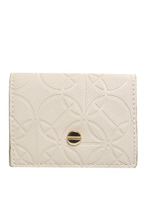 BORBONESE RIVETTO Kompaktes Portemonnaie mit Überschlag Beige - Brieftaschen Damen