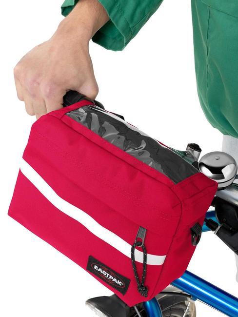 EASTPAK AMAN BIKE Fahrradtasche mit Schultergurt Matrose Rot - Hüfttaschen