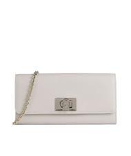 FURLA 1927 Clutch-Geldb&ouml;rse aus Leder mit Kette - Brieftaschen Damen