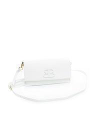 TOSCA BLU JULIA Clutch mit Schultergurt aus Leder Wei&szlig; - Damentaschen - 1
