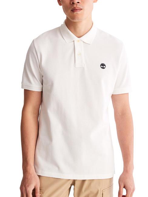 TIMBERLAND MILLERS RIVER Pique-Polo Weiß - Herren-Polo-Shirts/Herren-Polo-Shirt/Herrenpoloshirt/Herrenpoloshirts