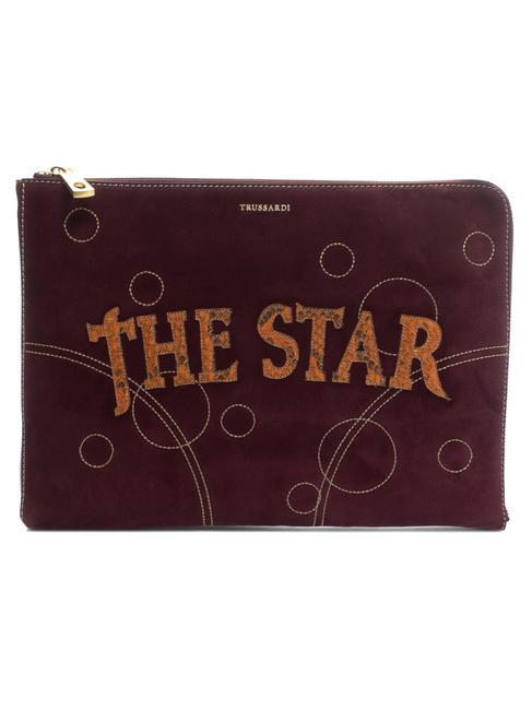 TRUSSARDI ELITE HAVANA Clutch-Tasche von Hand Orange - Damentaschen