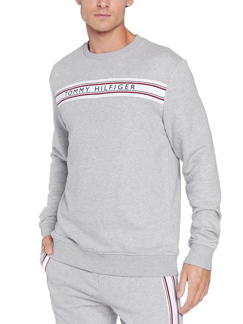 TOMMY HILFIGER HWK LOUNGE Home-Sweatshirt mit Rundhalsausschnitt hellgrau meliert - Sweatshirts Herren