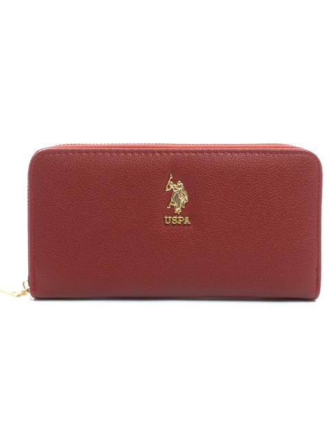 U.S. POLO ASSN. NEW JONES Brieftasche mit Reißverschluss rot - Brieftaschen Damen