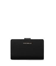 COCCINELLE METALLIC SOFT Mittelgroße Geldbörse aus Leder - Beauty-Case