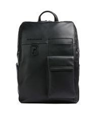 PIQUADRO FINN Laptop-Rucksack 14", aus Leder - PC-Rucksäcke