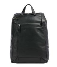 PIQUADRO PAN Lederrucksack für 15" PC Schwarz - PC-Rucksäcke - 1