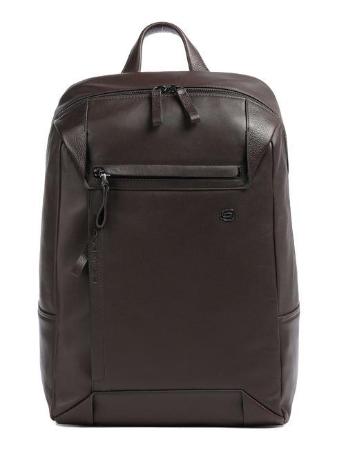 PIQUADRO PAN Lederrucksack für 15" PC MORO - PC-Rucksäcke