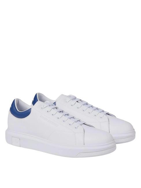 ARMANI EXCHANGE Sneaker in Haut Ledersneaker optisch weiß+blau - Herrenschuhe