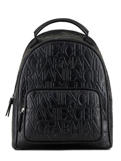 ARMANI EXCHANGE LOGO ALL OVER Rucksack mit Tasche Schwarz - Damentaschen