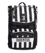 JUVENTUS LEGENDS TEAM Erweiterbarer Rucksack STREIFEN SCHWARZ / WEISS - Rucks&auml;cke f&uuml;r Schule &amp; Freizeit - 1