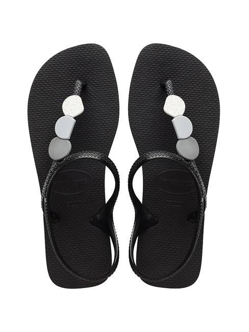 HAVAIANAS FLASH URBAN PLUS Flip-Flop-Sandalen Schwarz Schwarz - Damenschuhe