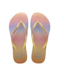 HAVAIANAS SLIM GRADIENT Flip Flops gelbe Pixel - Damenschuhe - 1