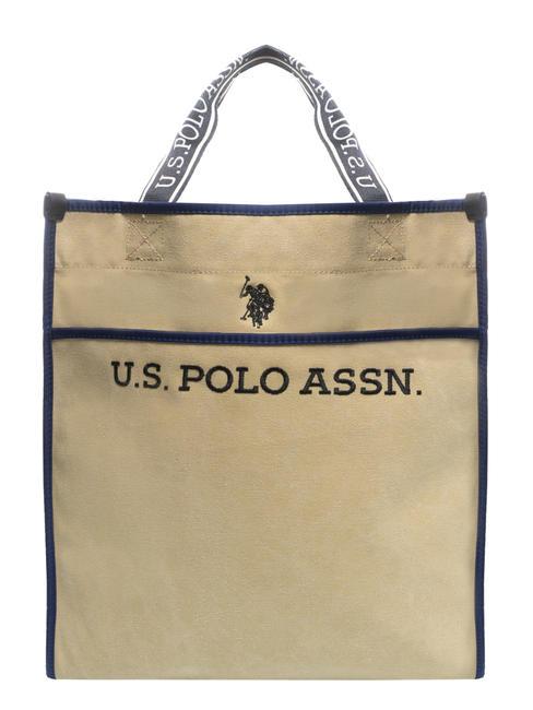 U.S. POLO ASSN. HALIFAX Handtasche, mit Schultergurt natürliche Poly - Damentaschen