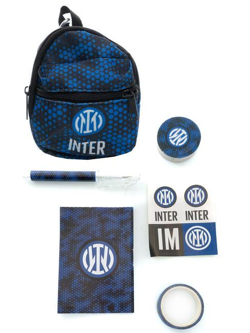 INTER MINI Rucksack-Schlüsselanhänger mit Zubehör Schwarz - Taschen und Accessoires für Kids