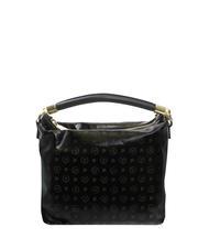 POLLINI HERITAGE COATED CANVAS Handtasche Schwarz - Damentaschen - 1