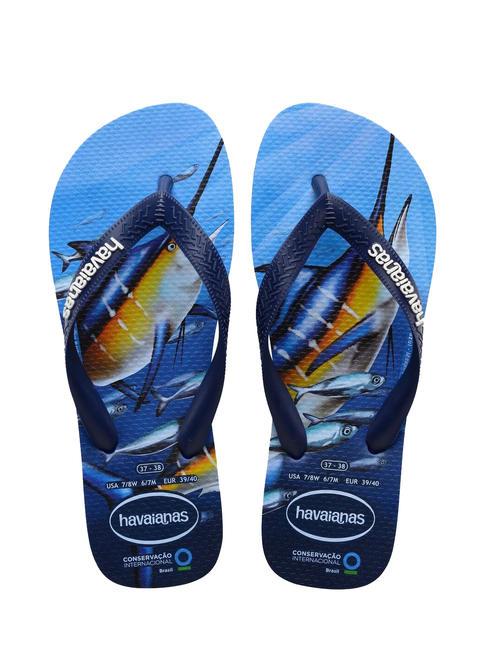 HAVAIANAS CONSERVATION INTERNATIONAL Flip Flops blauer Stern - Schuhe Unisex