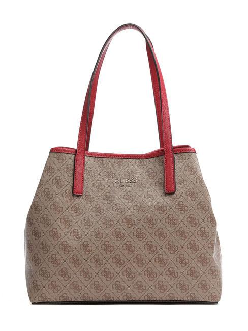 GUESS VIKKY 4G LOGO Einkaufstasche mit Kupplung MULTI - Damentaschen