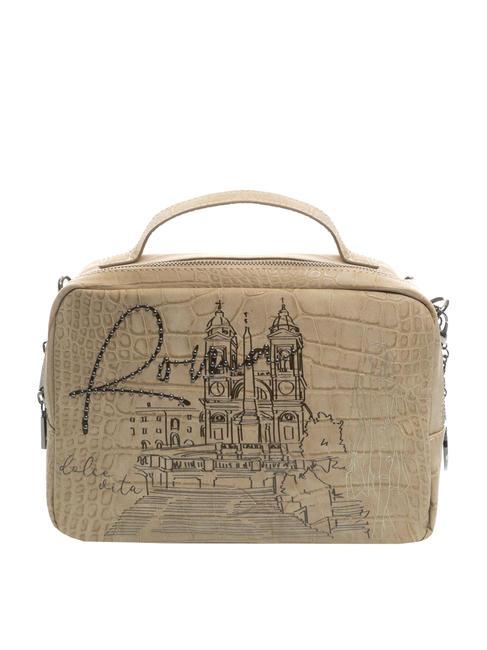 YNOT EMMA Handtasche mit Schultergurt Rom beige - Damentaschen