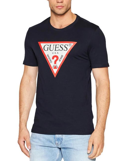 GUESS ORIGINAL T-Shirt mit Logo smartblue - Herren-T-Shirts