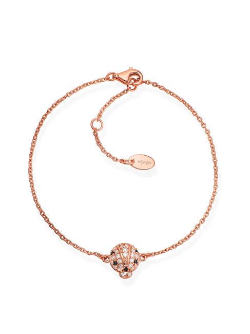 AMEN COCCINELLE Marienkäfer-Armband aus Zirkonen Rose - Armbänder
