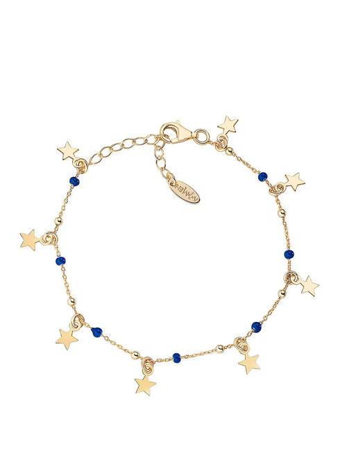 AMEN CANDY CHARM Armband mit Sternen und blauer Emaille Gold - Armbänder