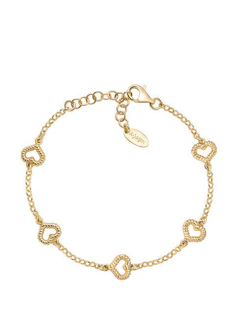 AMEN COCCOLE Vergoldetes Herzarmband Gold - Armbänder