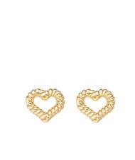 AMEN COCCOLE Vergoldete Herzohrringe - Ohrringe
