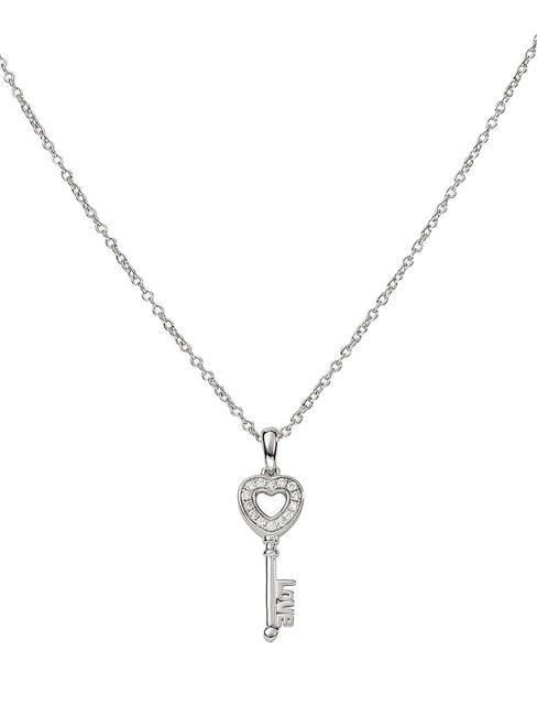AMEN TI AMO Schlüsselkette mit Zirkonia Rhodium - Halsketten