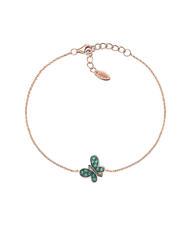 AMEN FARFALLE Blaues und weißes Zirkonarmband - Armbänder