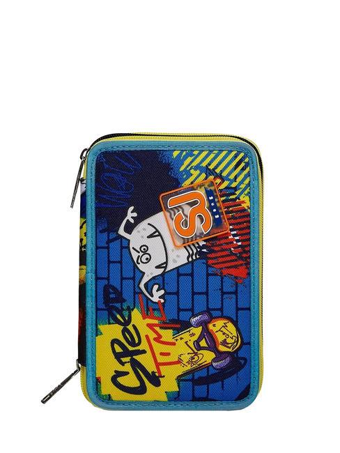 SJGANG CRITTY BOY Koffer mit komplettem Schulset fluoreszierendes Türkis - Etuis und Zubehör