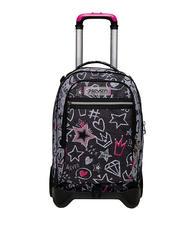 SEVEN JACK ZIPPER GLAMY Abnehmbarer Trolley-Rucksack - Rucks&auml;cke mit Trolleyfunktion