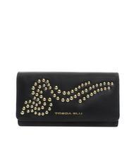 TOSCA BLU NIZZA Dreifach-Geldb&ouml;rse mit Nieten Schwarz - Brieftaschen Damen - 1