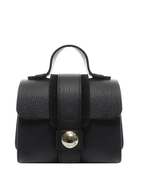 TOSCA BLU DUBROVNIK Mini-Kofferraumtasche aus Leder Schwarz - Damentaschen