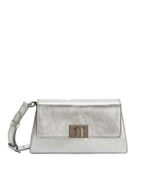 FURLA ZOE Umhängetasche mit Rahmen FARBE SILBER - Damentaschen