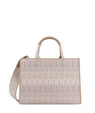 FURLA OPPORTUNITY S Tragetasche aus recyceltem Jacquard - Damentaschen