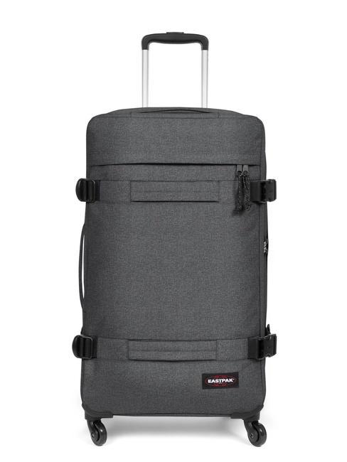 EASTPAK TRANSIT'R Mittelgroßer Trolley SchwarzDenim - Halbharte Trolleys