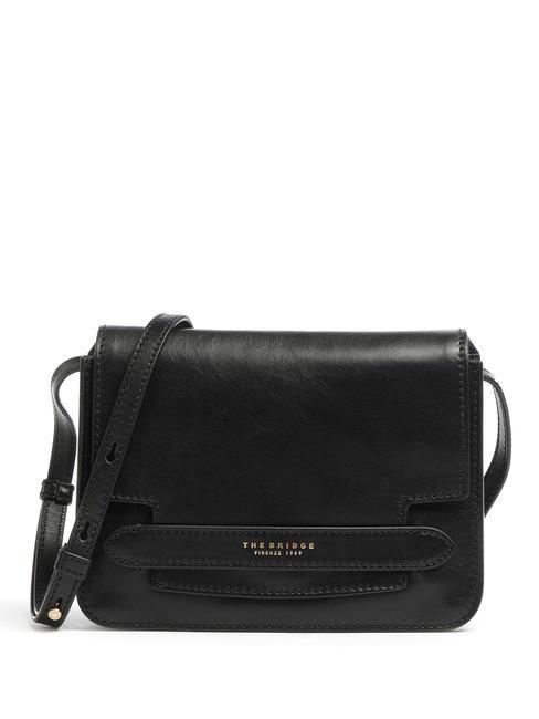THE BRIDGE LUCREZIA Mini-Schultertasche Schwarzes Gold - Damentaschen