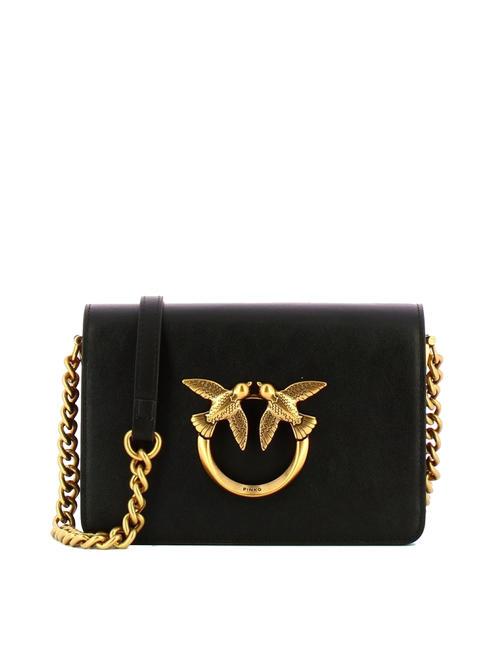 PINKO MINI LOVE BAG Klicken Sie auf „Einfach einpacken“. schwarz-antikgold - Damentaschen