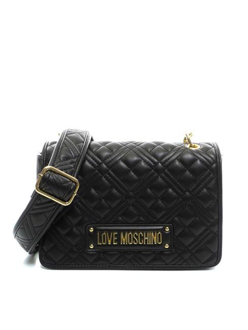 LOVE MOSCHINO QUILTED Gesteppte Umhängetasche Schwarz - Damentaschen