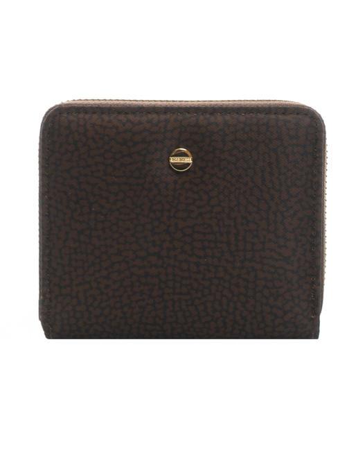 BORBONESE CLASSICA Geldbörse mit mittlerem Reißverschluss dunkelbraun/schwarz - Brieftaschen Damen