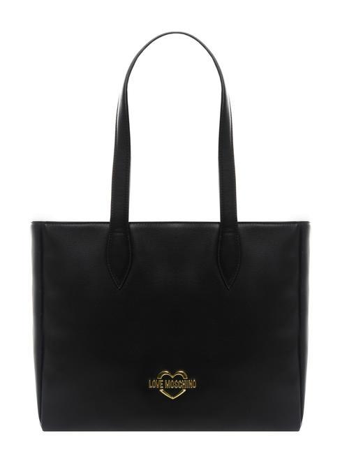 LOVE MOSCHINO HOLLIES Schulter-Einkaufstasche Schwarz - Damentaschen
