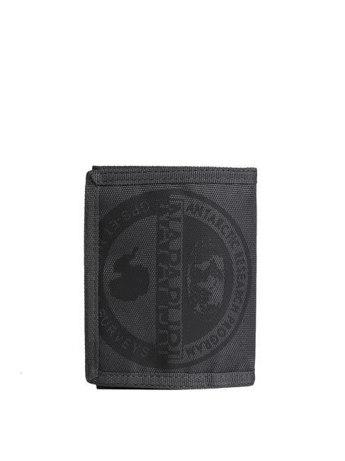 NAPAPIJRI HAPPY WALLET Geldbörse mit Münzfach dunkelgrauer Feststoff - Brieftaschen Herren