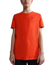 NAPAPIJRI K SALIS SS 2 Baumwoll-T-Shirt mit Mikrof&auml;hnchen rote Kirsche r05 - Kinder-T-Shirt - 1