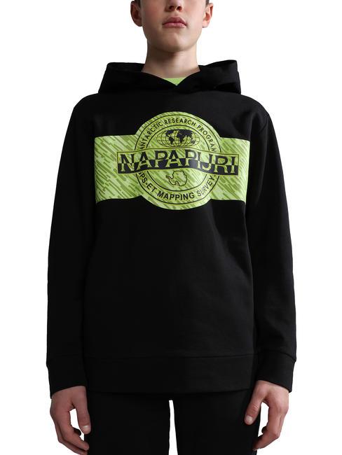 NAPAPIJRI KIDS B-PINZON Baumwoll-Sweatshirt mit Kapuze schwarz 041 - Sweatshirts Kinder