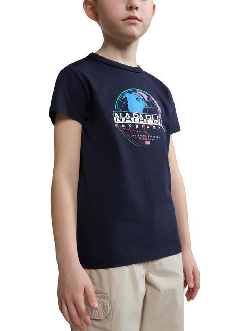 NAPAPIJRI KIDS AZOGUES Baumwoll t-shirt blu marine - Kinder-T-Shirt